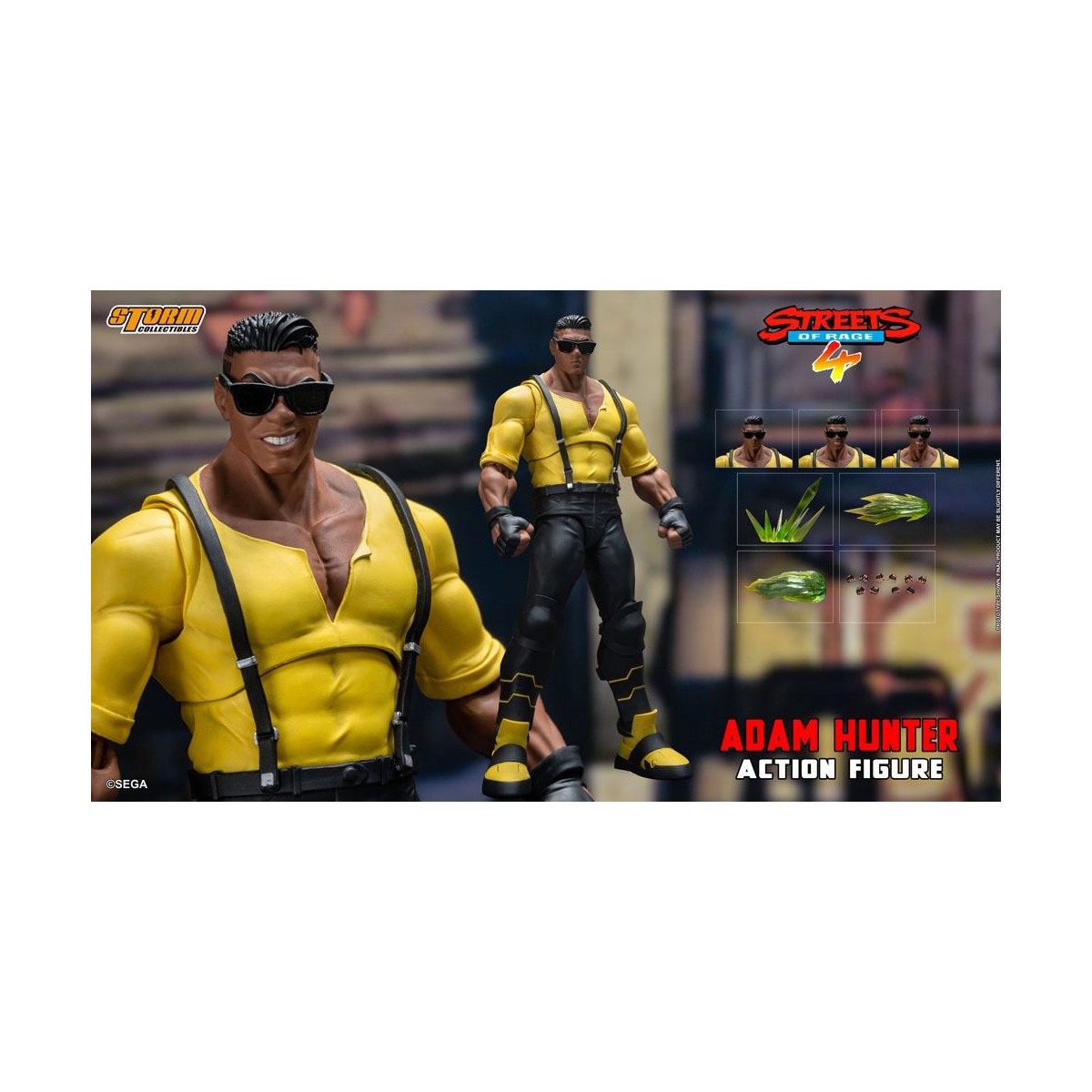 Coleccionables Storm - Adam Hunter - Streets of Rage 4