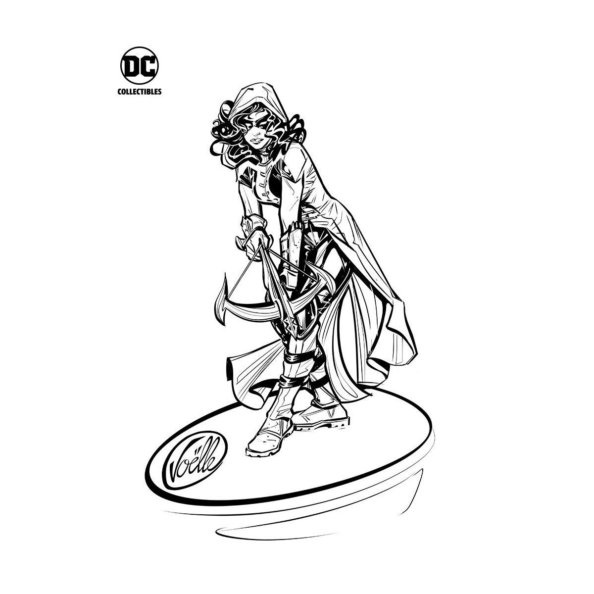 DC Cover Girls - Huntress por Joelle Jones