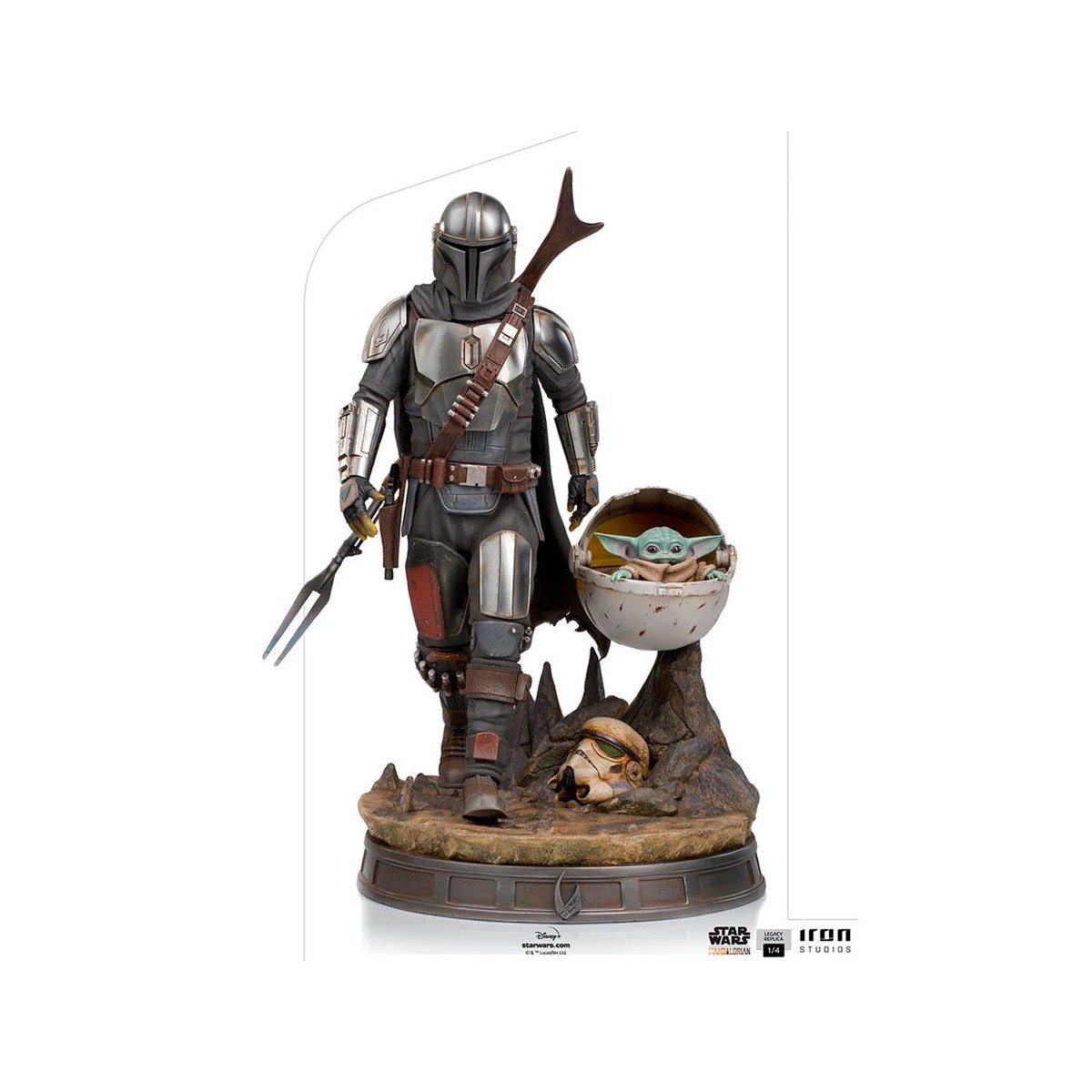 IRON STUDIOS - Darth Maul Legacy Replica 1/4 - Star Wars La Amenaza Fantasma