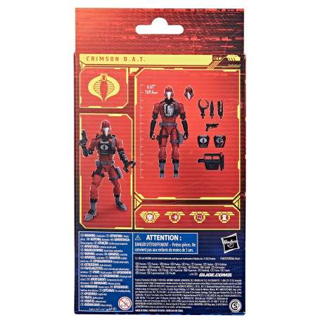 Hasbro G.I.JOE Serie Clasificada - Crimson B.A.T.