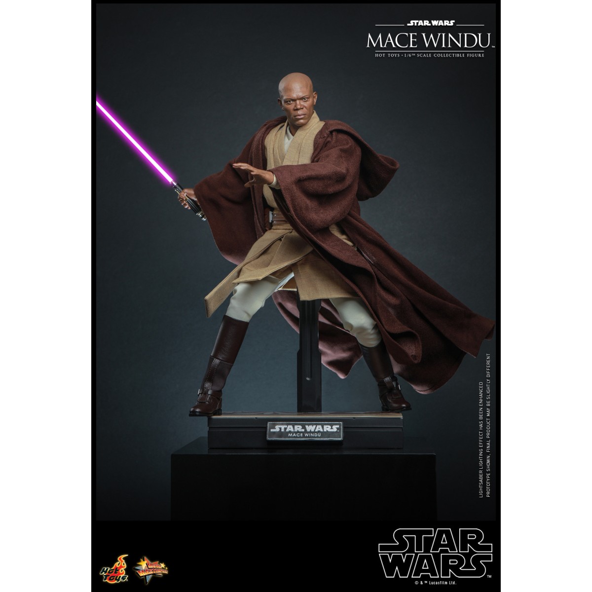Hot toys - Star Wars El Ataque de los Clones - Mace Windu 1/6