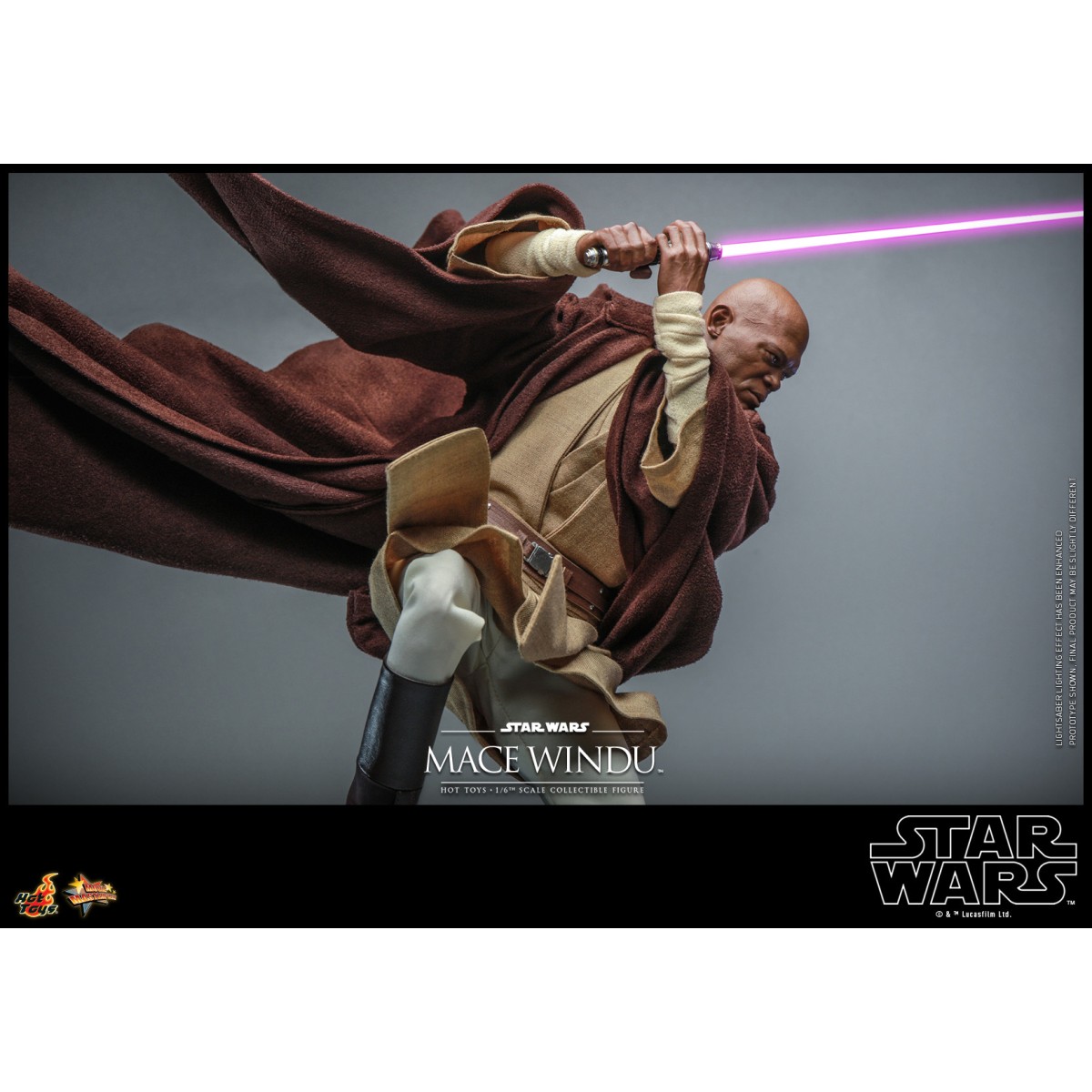Hot toys - Star Wars El Ataque de los Clones - Mace Windu 1/6