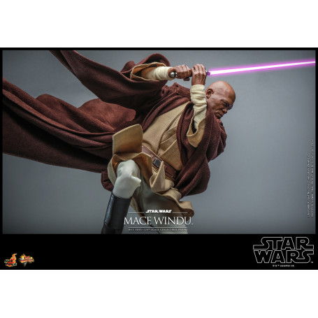 Hot toys - Star Wars El Ataque de los Clones - Mace Windu 1/6
