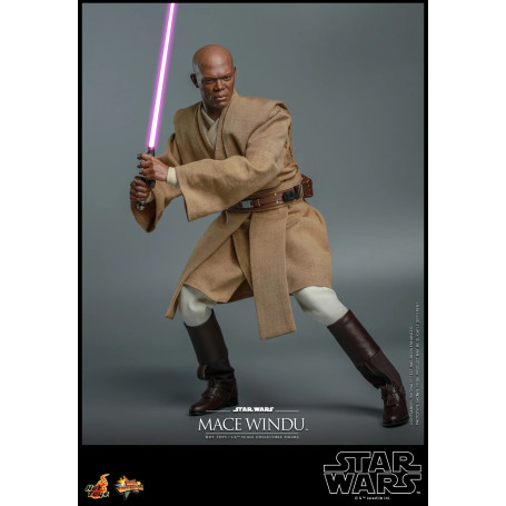 Hot toys - Star Wars El Ataque de los Clones - Mace Windu 1/6