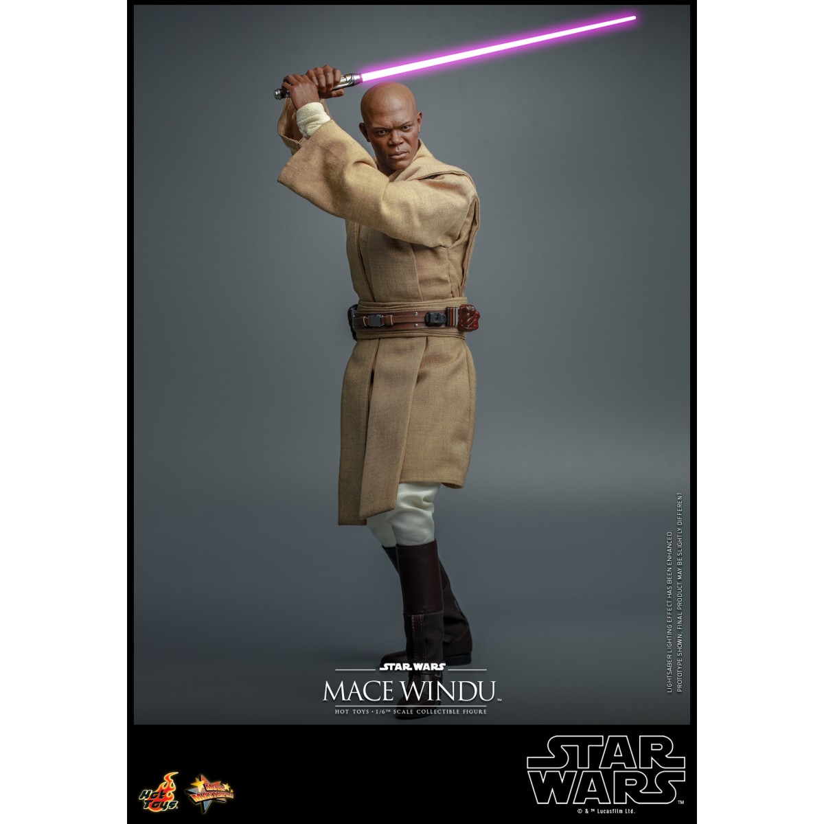 Hot toys - Star Wars El Ataque de los Clones - Mace Windu 1/6