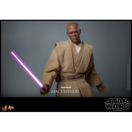 Hot toys - Star Wars El Ataque de los Clones - Mace Windu 1/6