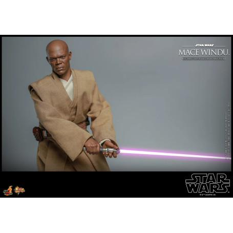 Hot toys - Star Wars El Ataque de los Clones - Mace Windu 1/6