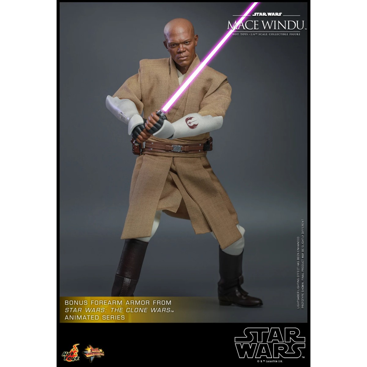 Hot toys - Star Wars El Ataque de los Clones - Mace Windu 1/6