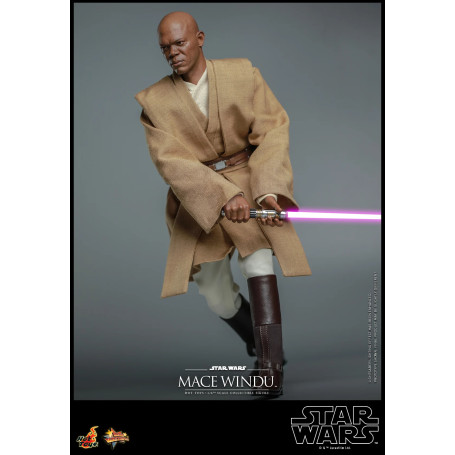 Hot toys - Star Wars El Ataque de los Clones - Mace Windu 1/6