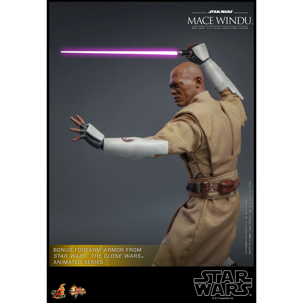 Hot toys - Star Wars El Ataque de los Clones - Mace Windu 1/6
