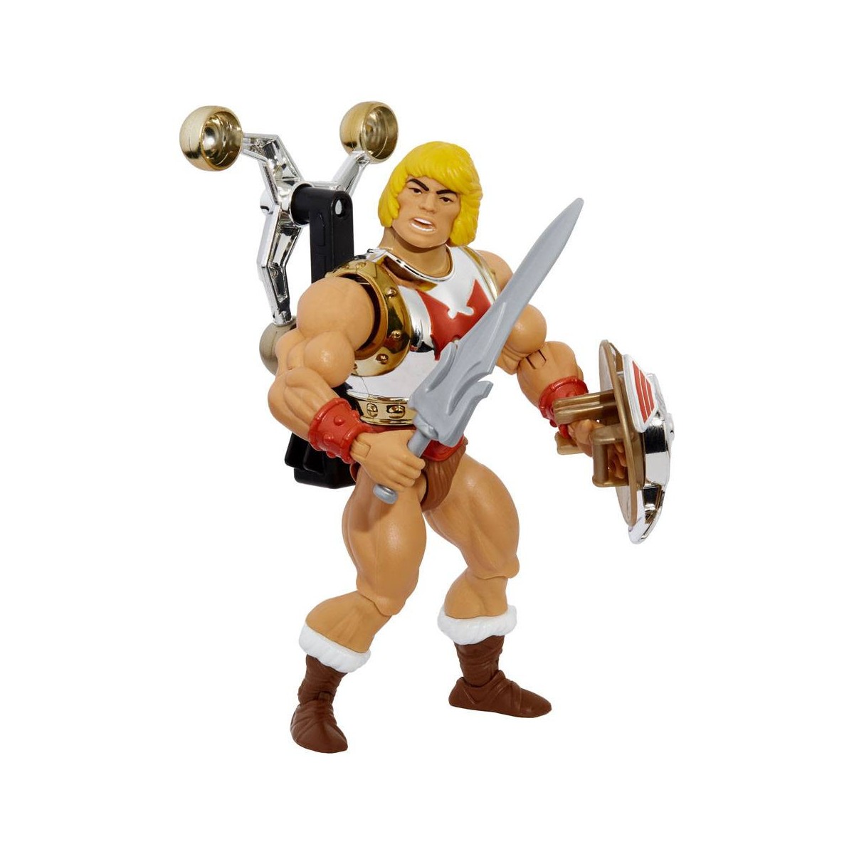 Masters of the Universe ORIGINS - Puños Voladores Deluxe He-Man