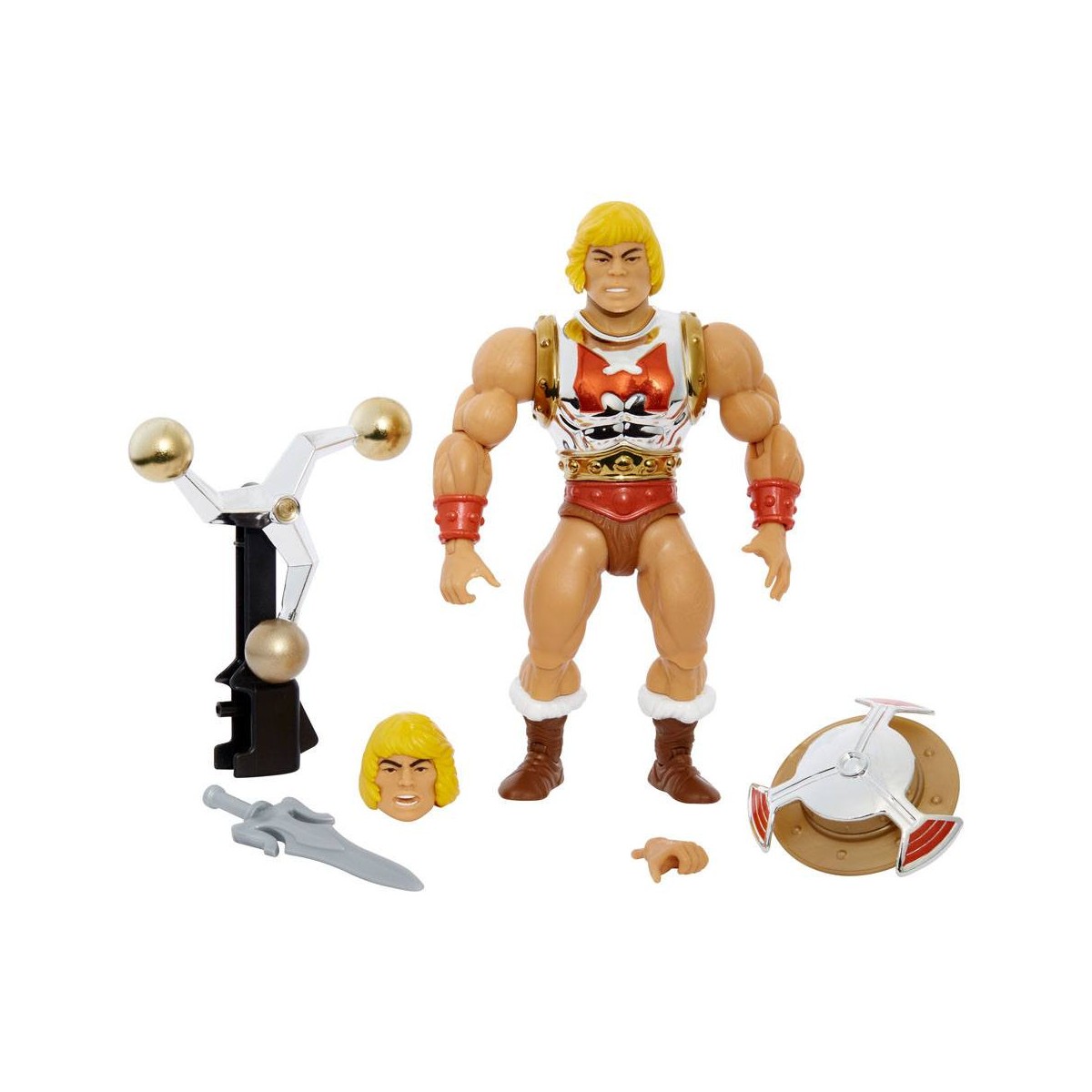 Masters of the Universe ORIGINS - Puños Voladores Deluxe He-Man