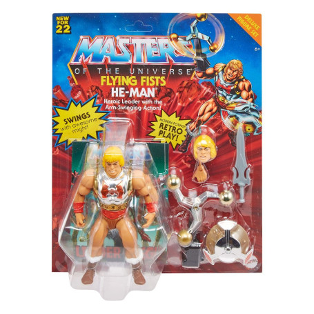 Masters of the Universe ORIGINS - Puños Voladores Deluxe He-Man