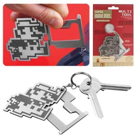 Super Mario - Porte-Clés Outil Multifonction 3 en 1