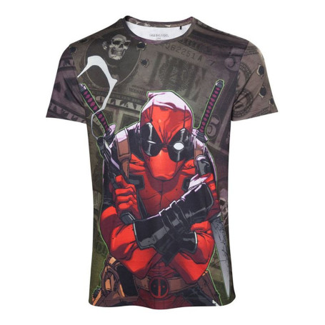 Marvel - T-shirt Deadpool Dollar Bills/ XXL