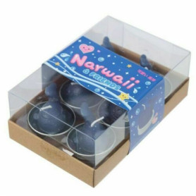 Lot de 6 Bougies Chauffe-plat Narval Licorne des Mers