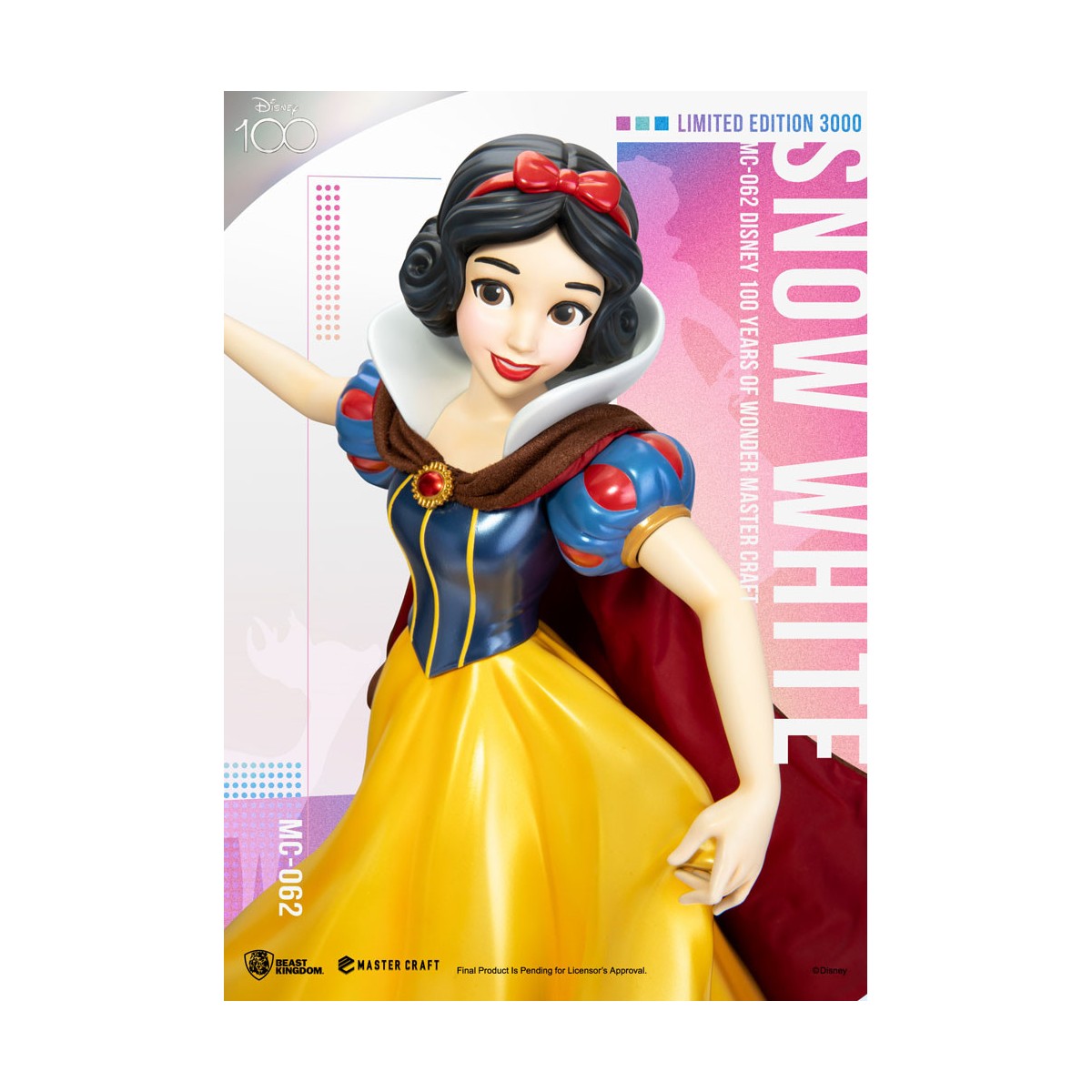 Disney Beast Kingdom - Master Craft Blancanieves - Disney 100th