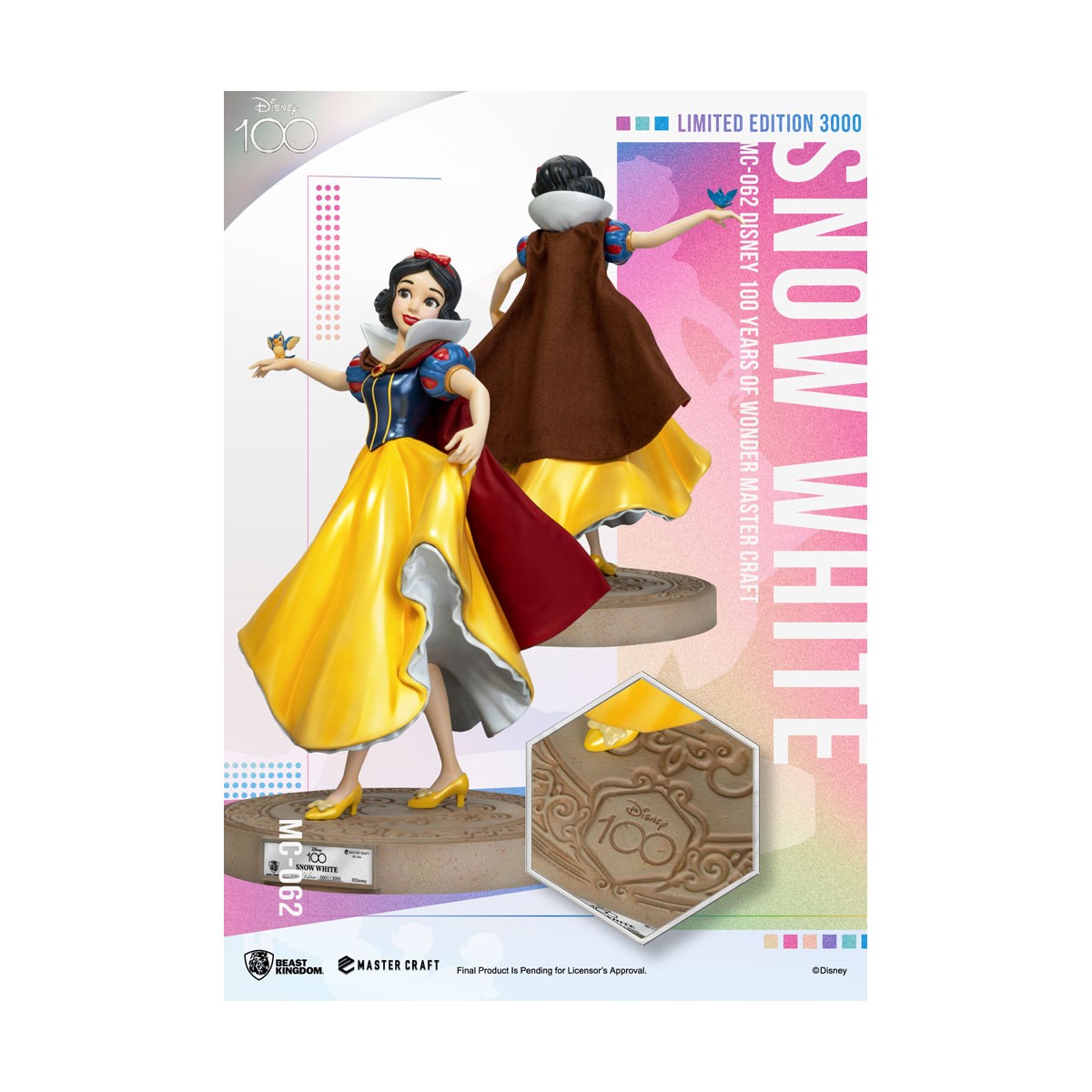 Disney Beast Kingdom - Master Craft Blancanieves - Disney 100th