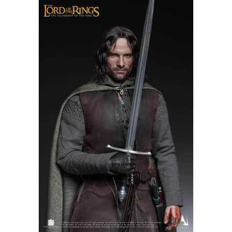 Queen Studios - El Señor de los Anillos - Aragorn Edición Premium (pelo enrraizado) 1/6 INART