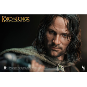 Queen Studios - El Señor de los Anillos - Aragorn Edición Premium (pelo enrraizado) 1/6 INART