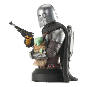 Gentle Giant - busto 1/6 El Mandaloriano con Grogu - Star Wars: El Mandaloriano