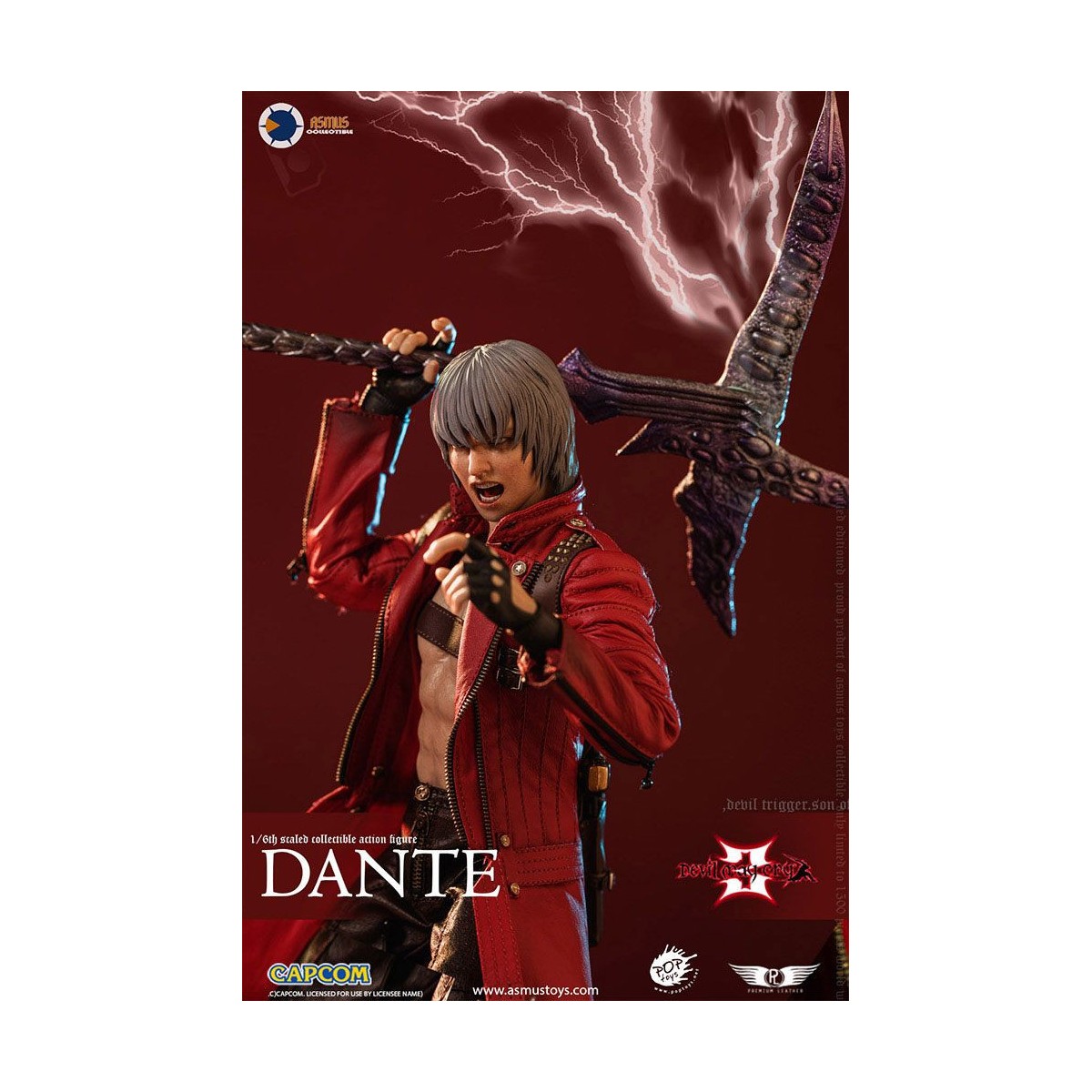Asmus Toys - DANTE LUXURY EDITION 1/6 - Devil May Cry 3