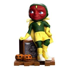 Iron Studios - Vision Versión Halloween - WandaVision Mini Co.Heroes PVC