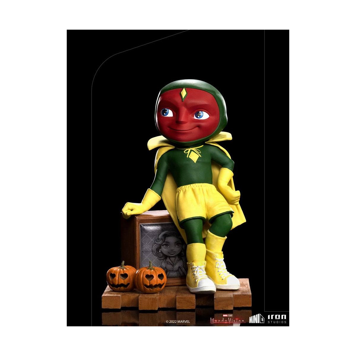 Iron Studios - Vision Versión Halloween - WandaVision Mini Co.Heroes PVC