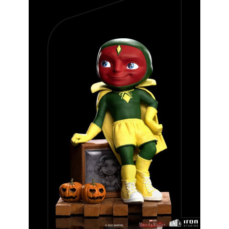 Iron Studios - Vision Versión Halloween - WandaVision Mini Co.Heroes PVC