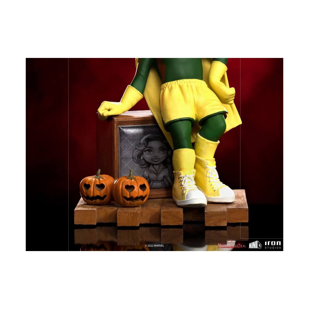 Iron Studios - Vision Versión Halloween - WandaVision Mini Co.Heroes PVC