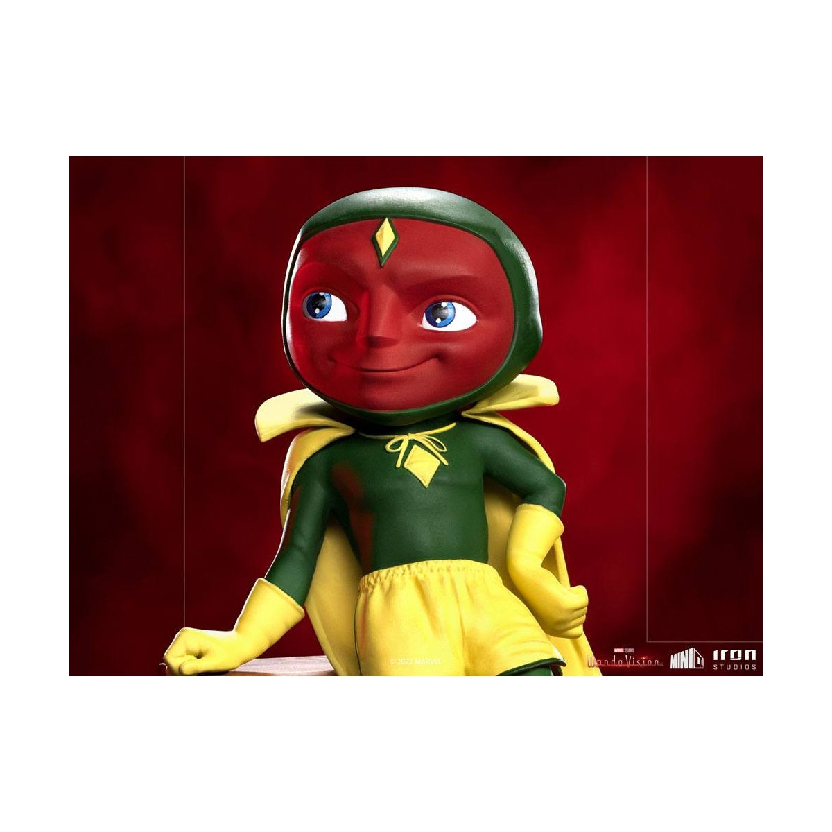 Iron Studios - Vision Versión Halloween - WandaVision Mini Co.Heroes PVC