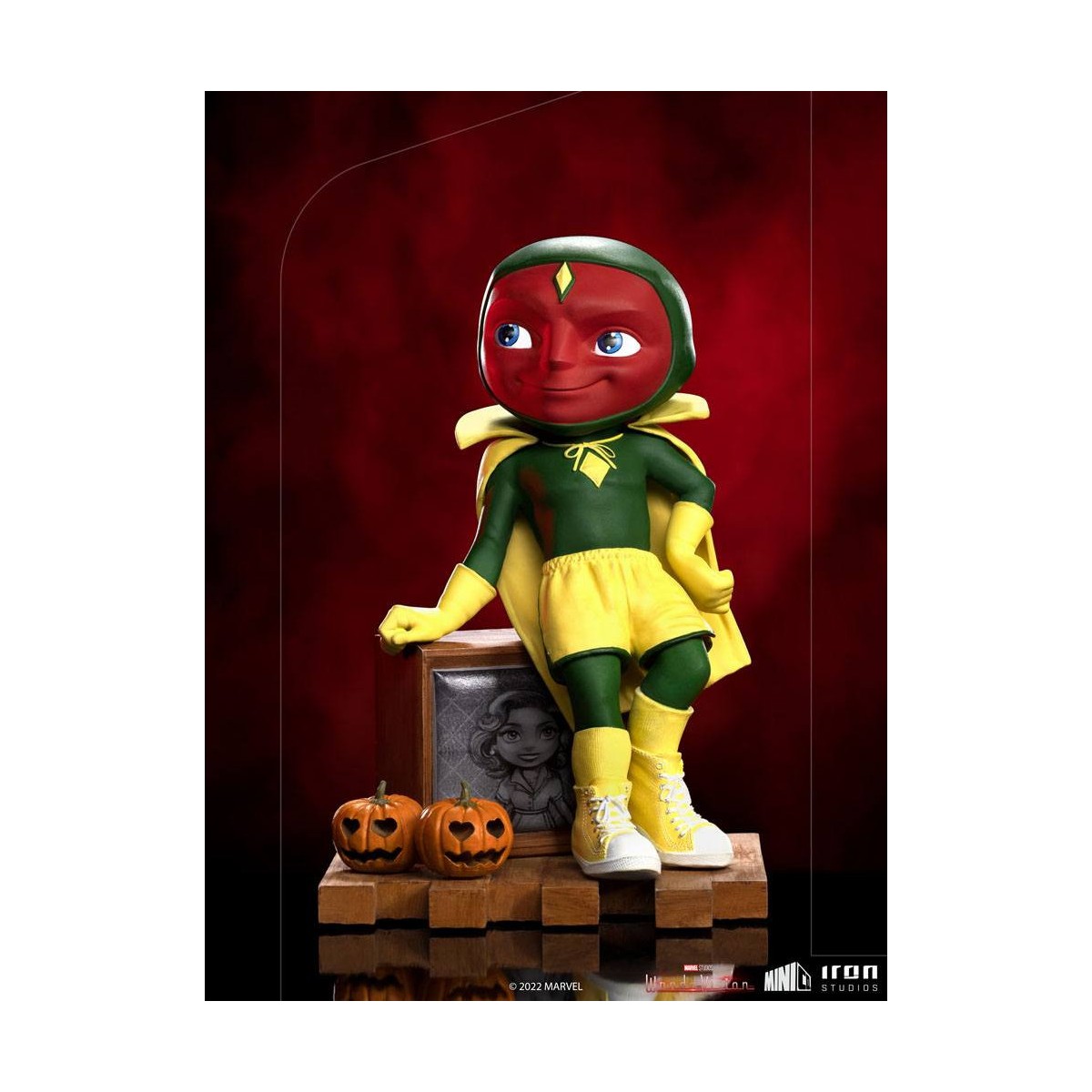 Iron Studios - Vision Versión Halloween - WandaVision Mini Co.Heroes PVC