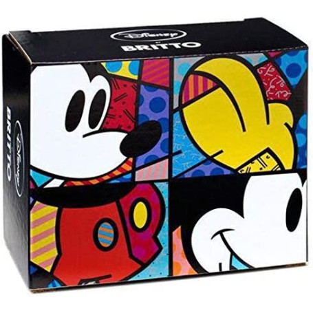 Enesco Disney - Romero Britto Gato de Cheshire - Alicia en el País de las Maravillas