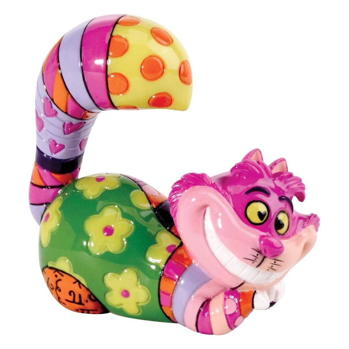 Enesco Disney - Romero Britto Gato de Cheshire - Alicia en el País de las Maravillas