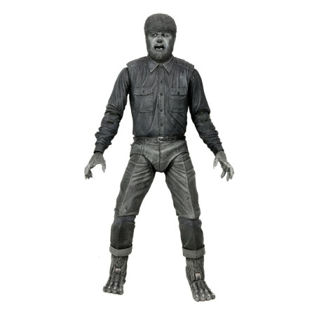 NECA - Ultimate The Wolf Man Versión en Blanco y Negro - Universal Monsters