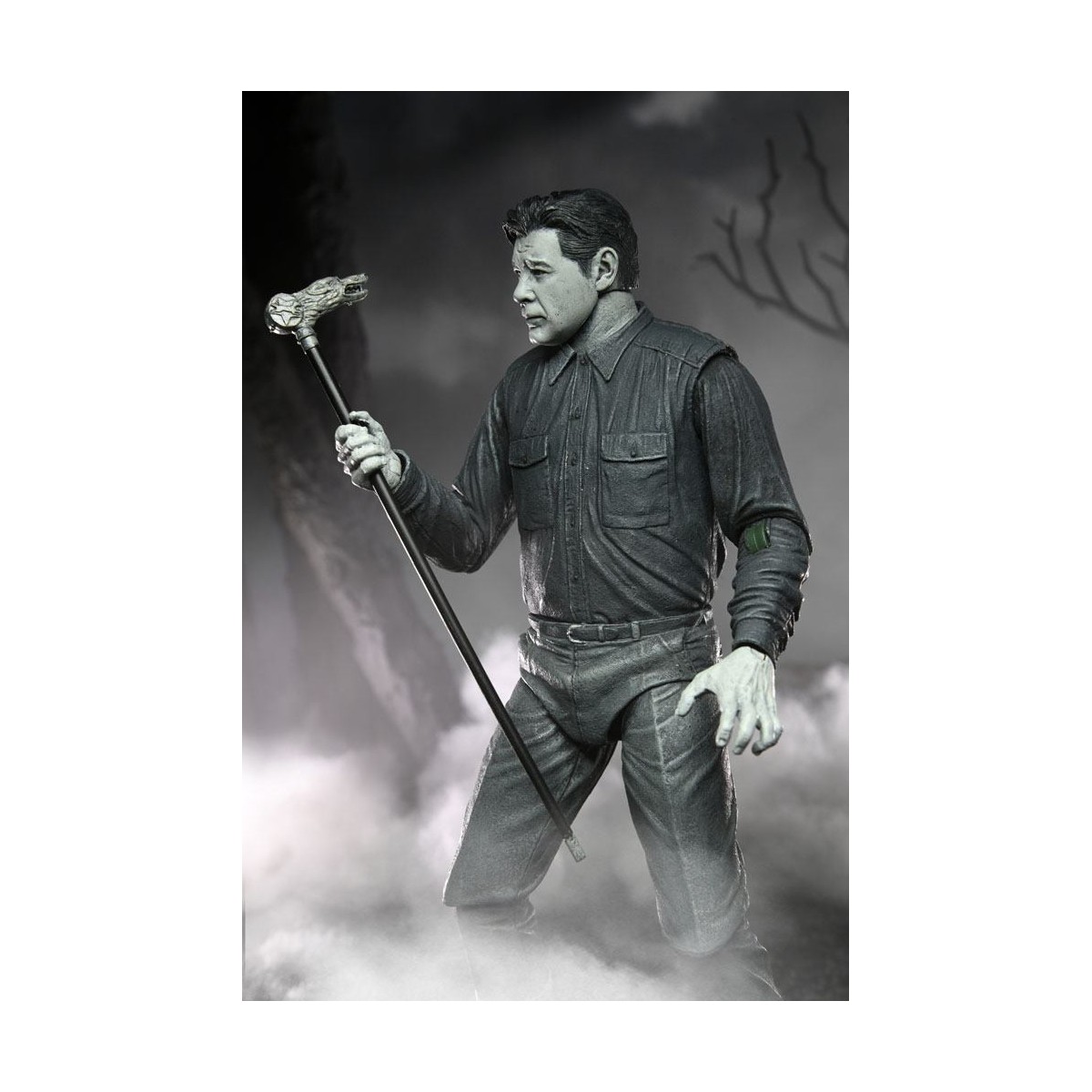 NECA - Ultimate The Wolf Man Versión en Blanco y Negro - Universal Monsters