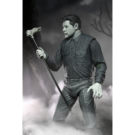 NECA - Ultimate The Wolf Man Versión en Blanco y Negro - Universal Monsters