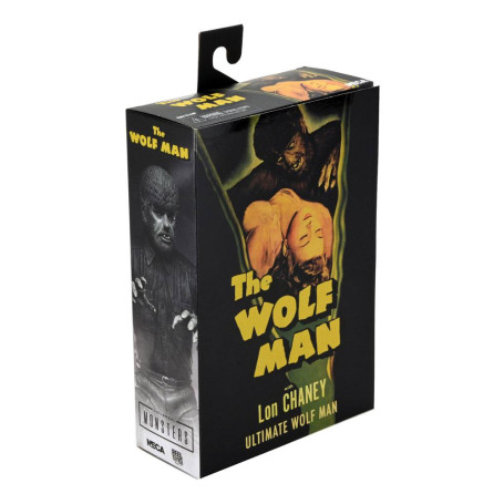 NECA - Ultimate The Wolf Man Versión en Blanco y Negro - Universal Monsters