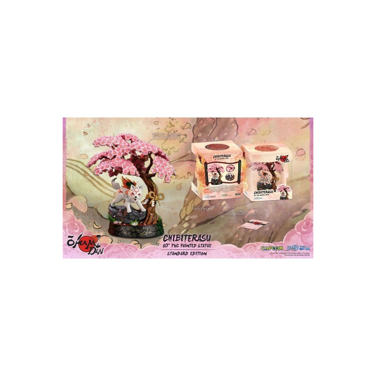 Primeras 4 Figuras - Okamiden - Chibiterasu - Edición Estándar