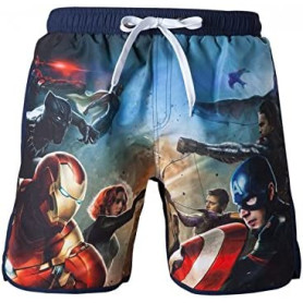 Marvel Maillot de Bain Captain America