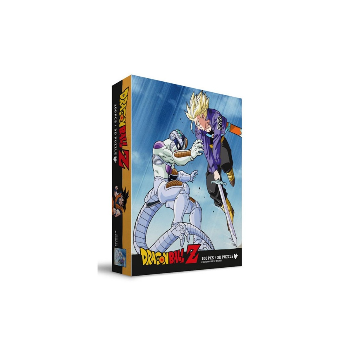 SD Toys - 3D efecto Dragon Ball Z rompecabezas - TRONCOS VS MECHA FREEZER - 100 piezas