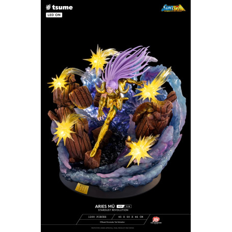 Tsume Estatua HQS Saint Seiya - Aries Mû Stardust Revolution 1/6