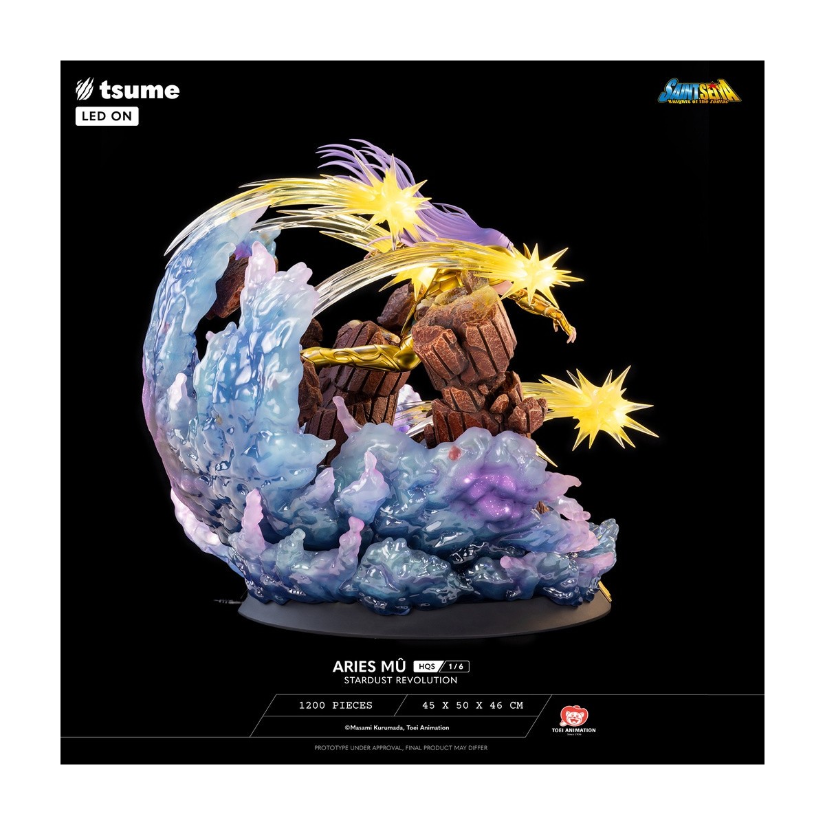 Tsume Estatua HQS Saint Seiya - Aries Mû Stardust Revolution 1/6