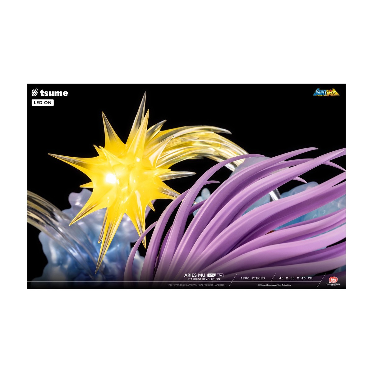 Tsume Estatua HQS Saint Seiya - Aries Mû Stardust Revolution 1/6