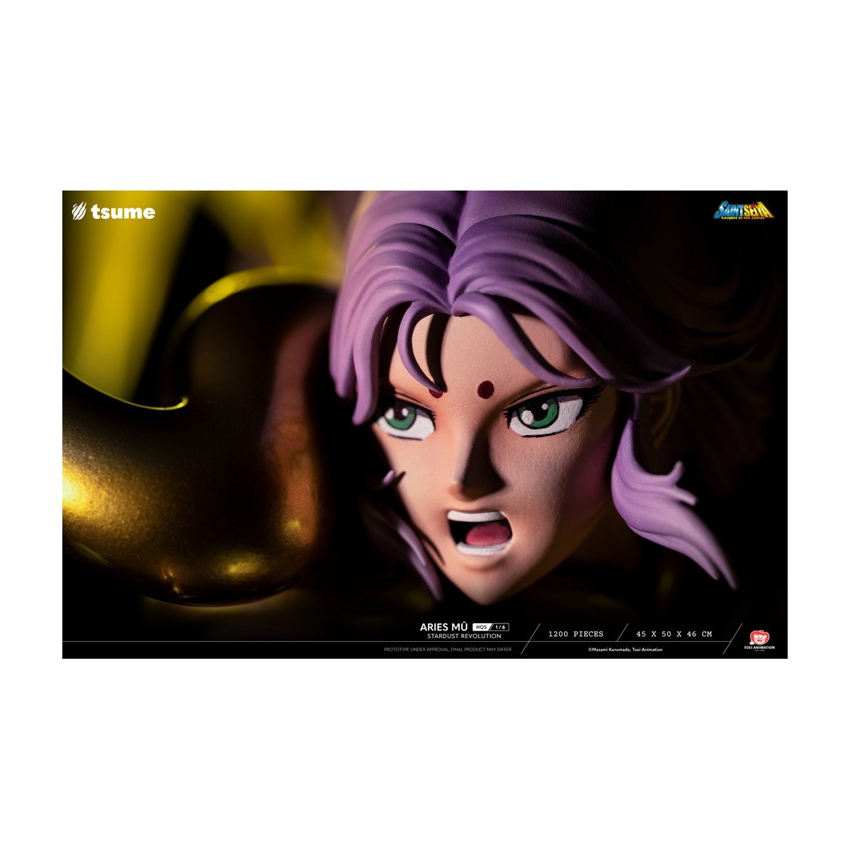 Tsume Estatua HQS Saint Seiya - Aries Mû Stardust Revolution 1/6