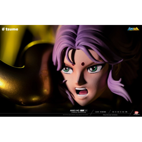 Tsume Estatua HQS Saint Seiya - Aries Mû Stardust Revolution 1/6