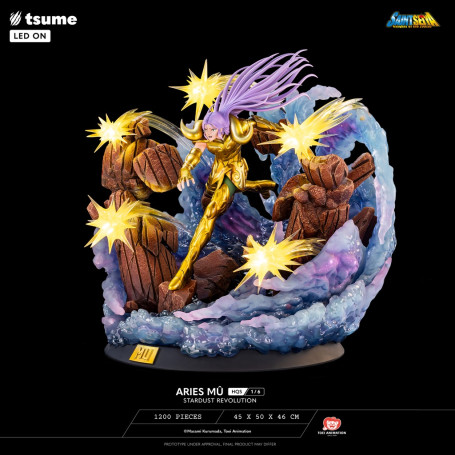 Tsume Estatua HQS Saint Seiya - Aries Mû Stardust Revolution 1/6
