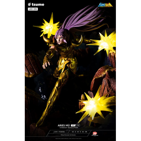 Tsume Estatua HQS Saint Seiya - Aries Mû Stardust Revolution 1/6