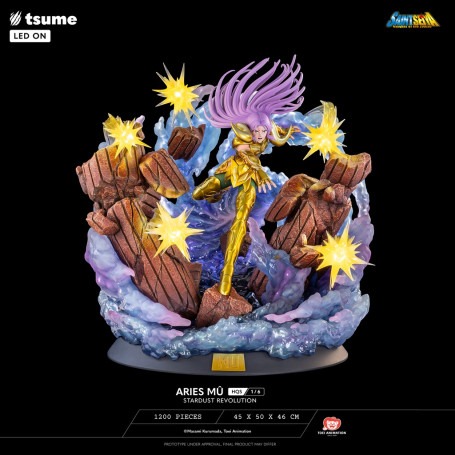 Tsume Estatua HQS Saint Seiya - Aries Mû Stardust Revolution 1/6