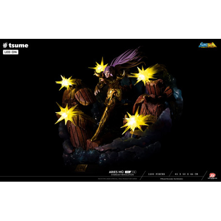 Tsume Estatua HQS Saint Seiya - Aries Mû Stardust Revolution 1/6